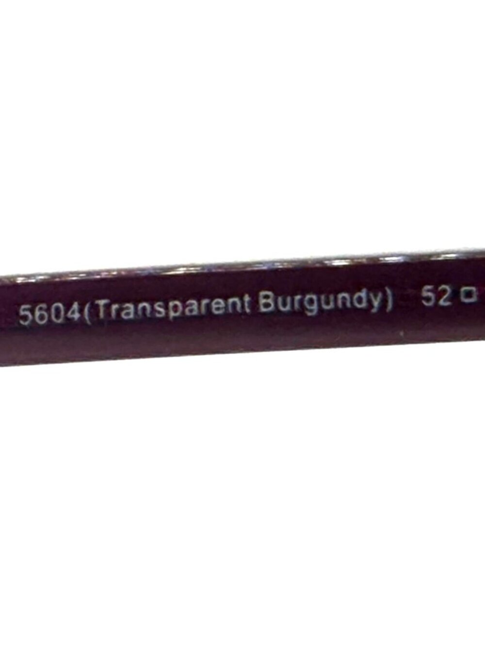 COACH HC 6138U 5604 Transparent Burgundy Women Eyeglasses 52mm 16 140 - Picture 5 of 6